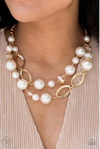 Paparazzi High Roller Status - Gold - Necklace - Trend Blend / Fashion Fix Exclusive - August 2020