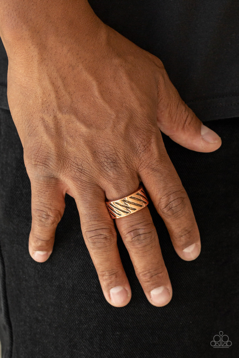 Paparazzi Rings The Cavalier - Copper Mens
