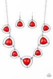 Load image into Gallery viewer, Paparazzi Necklace Make a Point Red
