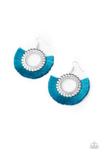 Load image into Gallery viewer, Paparazzi Earrings Fringe Fanatic - Blue
