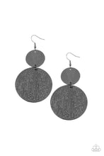 Load image into Gallery viewer, Paparazzi Earrings Status CYMBAL - Black
