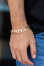 Load image into Gallery viewer, Paparazzi Bracelets Home Team - Gold  Mens
