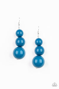 Paparazzi Earrings Material World - Blue