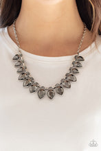 Load image into Gallery viewer, Paparazzi Necklaces FEARLESS is More - Silver
