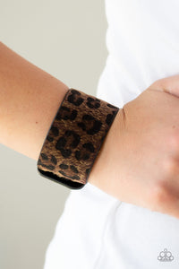 Paparazzi Bracelets Cheetah Cabana - Brown