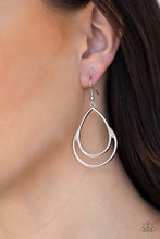 Load image into Gallery viewer, Paparazzi Earrings Simple Glisten - Silver
