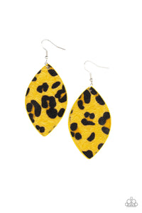 Paparazzi Earrings GRR-irl Power! - Yellow