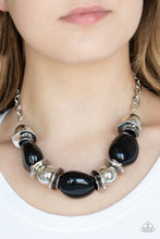 Load image into Gallery viewer, Paparazzi Necklaces Vivid Vibes - Black 
