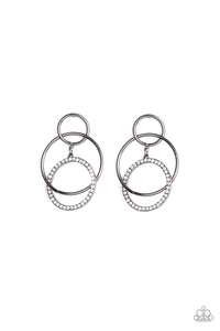 Paparazzi Earrings Metro Bliss - Black