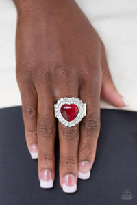 Paparazzi Rings Lovely Luster - Red