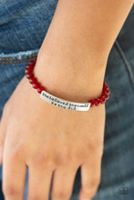 Load image into Gallery viewer, Paparazzi Bracelets So She Did - Red
