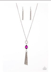 Paparazzi Necklace ~ Unstoppable Glamour - Pink