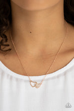 Load image into Gallery viewer, Paparazzi Necklace Charming Couple - Rose Gold
