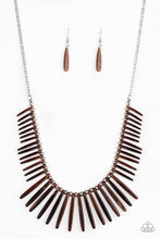 Load image into Gallery viewer, Paparazzi Necklaces Out of My Element - Brown
