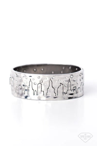 Empire Diamond Exclusive Paparazzi Bracelet ~ Starry Skyscrapers - White