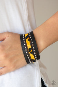 Paparazzi Bracelets Born To Be WILDCAT - Yellow