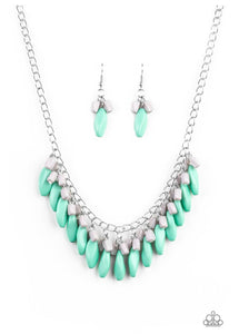 Paparazzi necklace Bead Binge - Green