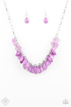 Load image into Gallery viewer, Paparazzi Necklaces Colorfully Clustered - Purple
