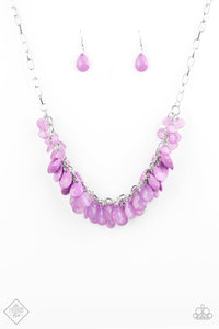 Paparazzi Necklaces Colorfully Clustered - Purple