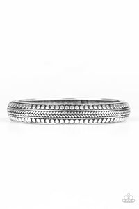 Paparazzi Bracelets Zimbabwe Zen - Silver