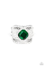 Load image into Gallery viewer, Paparazzi Rings Triple Crown Twinkle - Green
