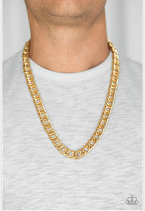 Paparazzi Necklaces Omega Mens Gold