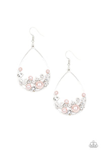 Paparazzi Earrings Town Car - Pink