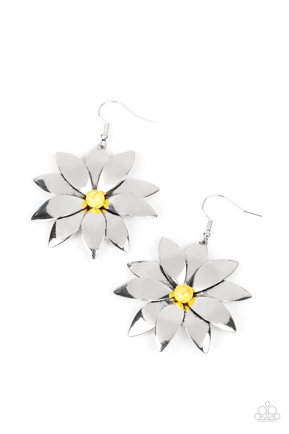 Pinwheel Prairies - Yellow Earrings