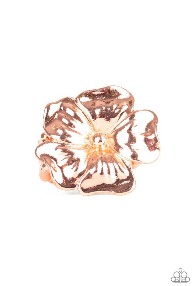 Paparazzi Rings Tropical Gardens rose gold