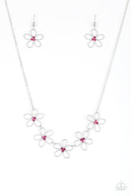 Load image into Gallery viewer, Paparazzi Necklaces Hoppin Hibiscus - Pink
