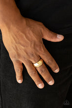Load image into Gallery viewer, Paparazzi Ring Industrial Mechanic - Gold  Mens
