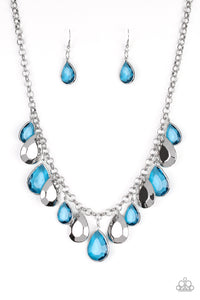 Paparazzi Necklaces CLIQUE-bait - Blue