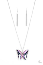 Load image into Gallery viewer, Purple Butterfly Necklace Set
