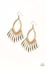 Load image into Gallery viewer, Paparazzi Earrings My FLAIR Lady - Gold
