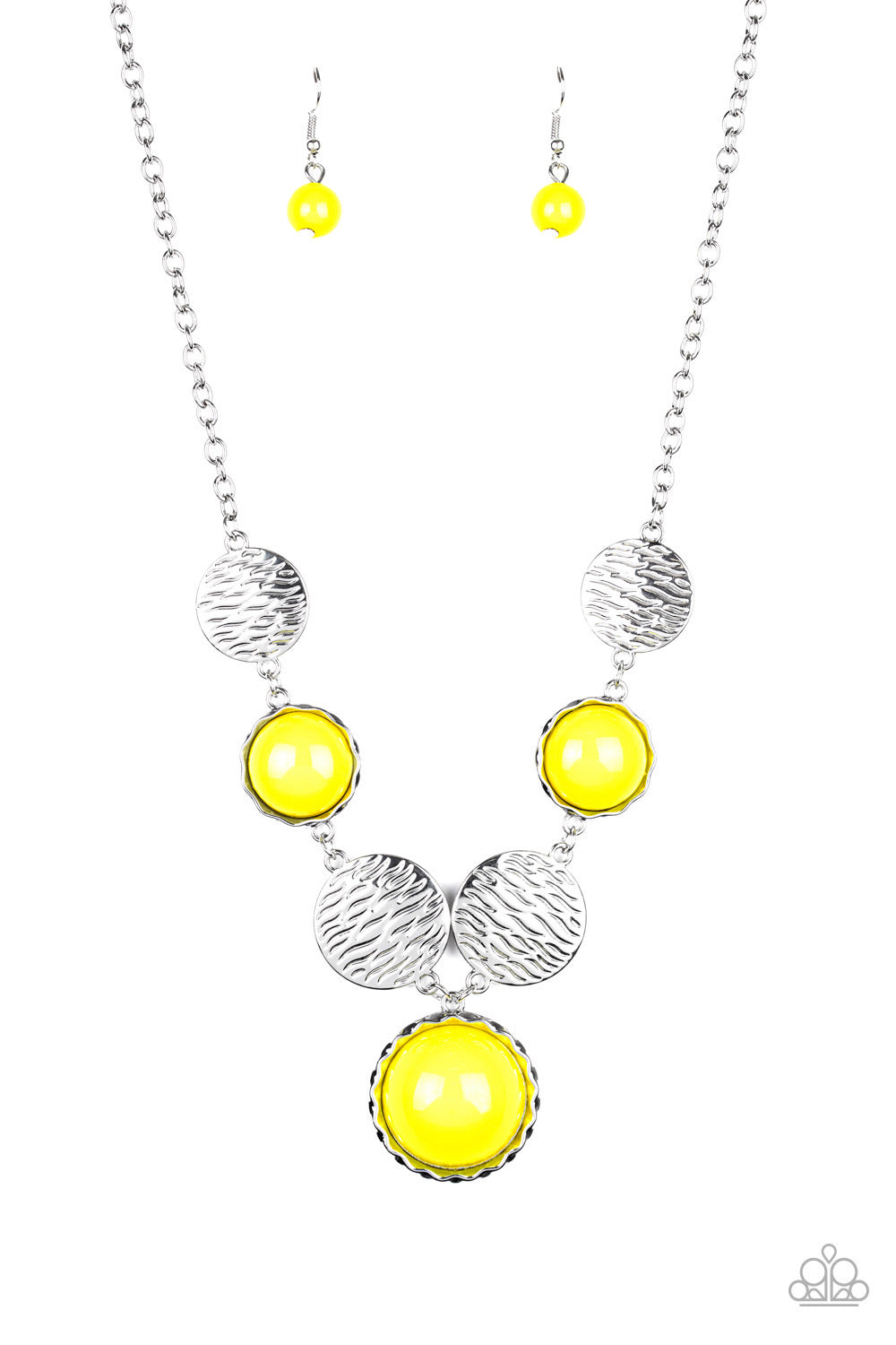 Paparazzi Necklaces Bohemian Bombshell - Yellow