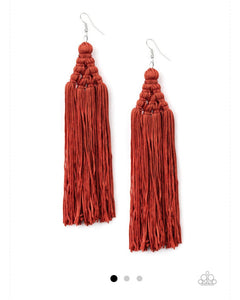 Paparazzi Earrings Magic Carpet Ride Brown