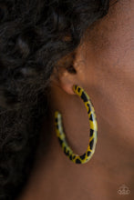 Load image into Gallery viewer, Paparazzi Earrings HAUTE-Blooded - Yellow
