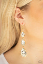 Load image into Gallery viewer, Paparazzi Earrings Metro Momentum Gold
