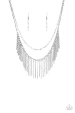 Load image into Gallery viewer, Paparazzi Necklaces Fierce In Fringe - Silver
