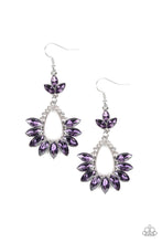 Load image into Gallery viewer, Paparazzi Earrings Extra Exquisite - Purple
