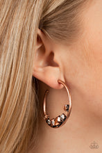 Load image into Gallery viewer, Paparazzi Earrings Attractive Allure - Copper
