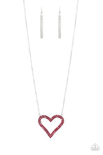 Load image into Gallery viewer, Paparazzi Necklaces Pull Some HEART-strings - Red
