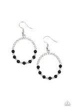 Load image into Gallery viewer, Paparazzi Earrings Glowing Grandeur Black
