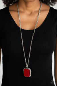 Paparazzi Necklaces Let Your HEIR Down - Red