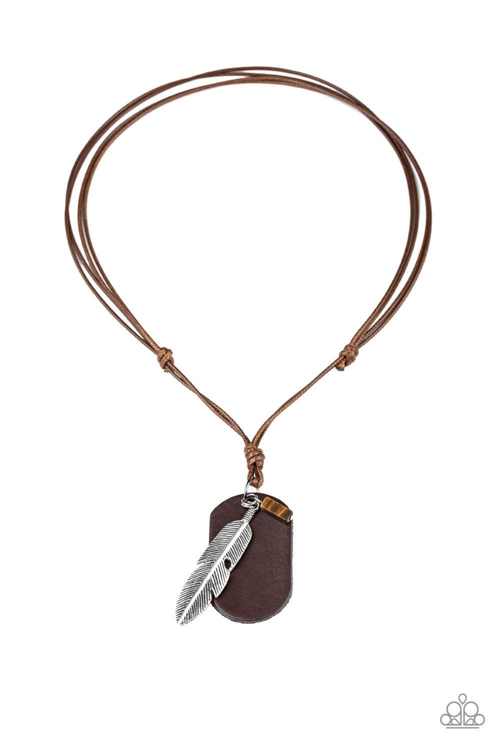 Paparazzi Necklaces Flying Solo - Brown