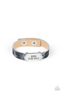 Paparazzi Bracelets Born To Be Wild - Silver