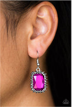 Load image into Gallery viewer, Paparazzi Earrings Downtown Draper pink
