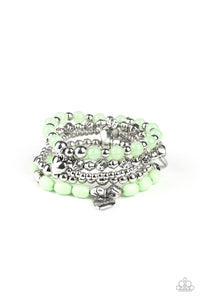 Paparazzi Bracelets No CHARM Done - Green