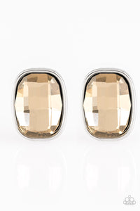 Paparazzi Earrings Incredibly Iconic - Brown