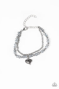 Paparazzi Bracelets Rare Romance - Silver